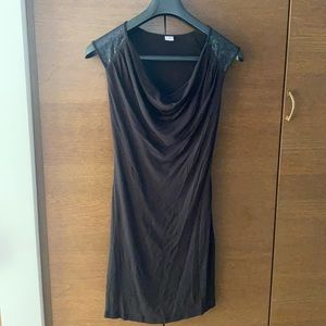 Black 3 dots dress